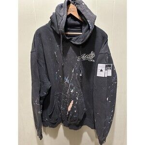 The Lone Star State Painters Putting In Work Black Pullover Hoodie Sz XL USED